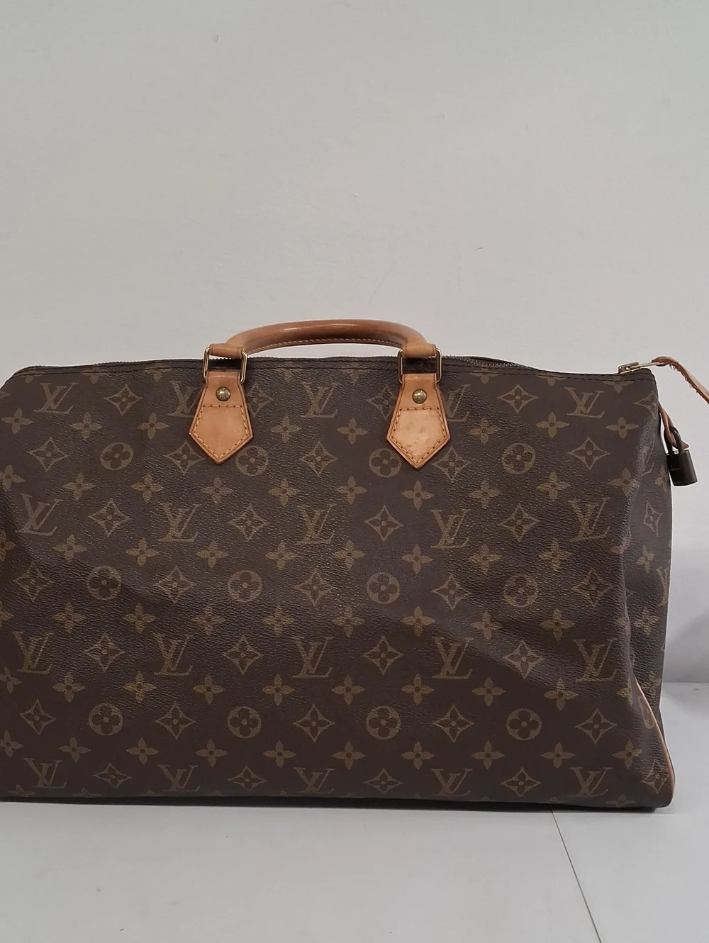 VINTAGE Louis Vuitton Speedy 40 Monogram Duffel Bag, Unisex